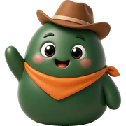 Pip, our mascot, in a mini cowboy hat